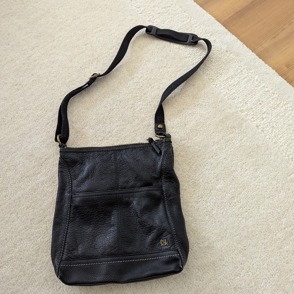 The Sak Lucia Black Leather Crossbody Bag - Picture 2 of 6